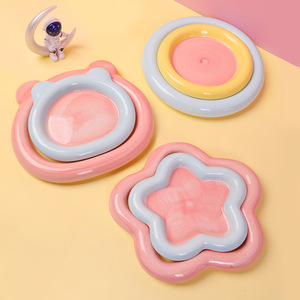 Otros Materiales, Platos para Gatos, Lindos Dibujos Animados, Antiderrames, Platos Automáticos para Agua y Comida para Gatos de Interior, Platos Duraderos para Alimentar Mascotas, Fáciles de Usar - Product Image 6