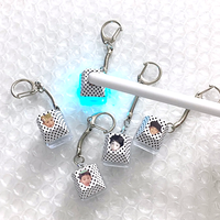 Capuchons de touches de clavier personnalisés DIY, boutons anti-stress, porte-clés vierges, capuchons de touches mignons imprimés avec logo anime, capuchons de touches de clavier mécanique, porte-clés