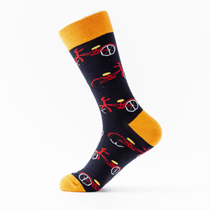 <span class=keywords><strong>Chaussettes</strong></span> de cyclisme amusantes et originales de haute qualité en gros, dernier design, prix abordable, <span class=keywords><strong>chaussettes</strong></span> mi-mollet décontractées en coton pour hommes adultes - Product Image 5