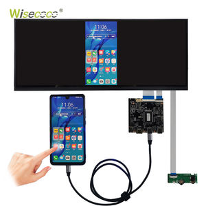 หน้า<span class=keywords><strong>จอ</strong></span>สัมผัสขนาด 12.3 นิ้ว ความละเอียด <span class=keywords><strong>2k</strong></span> แบบยืดขยายเป็นรูปทรงแท่ง <span class=keywords><strong>จอ</strong></span>ภาพอัลตร้าไวด์ พร้อมแถบไฟ LED สำหรับการโฆษณาภายนอกอาคาร - Product Image 2