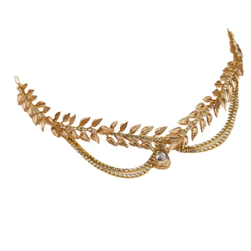 Gouden Romeinse Laurierblad Armband