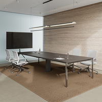 Grande table de conférence modulaire de mode moderne pour 4 8 10 12 personnes réunions bureau salle de réunion meubles pour la maison école