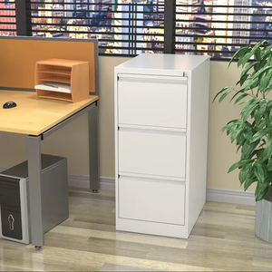 Armoire moderne en fer Acier Documents A4 Papier Taille Stockage Maison Bureau Meubles Métal Trois 3 Tiroirs Vertical Classeur - Product Image 2