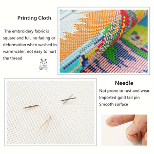 2025 mùa hè Sản phẩm mới dawdle HD in Cross Stitch trang trí nội thất thêu bộ Crochet Kit tay 11CT 14ct aida Quà Tặng tự làm - Product Image 5