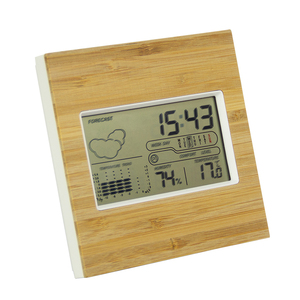 Emaf בית במבוק משטח גדול קיר גדול רכוב תחנת מזג אוויר ידידותית לסביבה רב תכליתי <span class=keywords><strong>lcd</strong></span> לוח שעון מעורר - Product Image 1