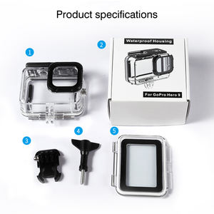 Vente en gros de boîtier étanche tactile sous-marin 61M pour caméra d'action, accessoire de plongée et de surf, étui étanche pour <span class=keywords><strong>GoPro</strong></span> <span class=keywords><strong>Hero</strong></span> 9 <span class=keywords><strong>10</strong></span> 11 12 13 - Product Image 2