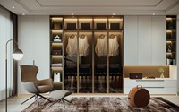 Organisateur de rangement pour chaussettes Lesso Home, armoire avec miroir, armoire à portes coulissantes, armoire en bois sur mesure