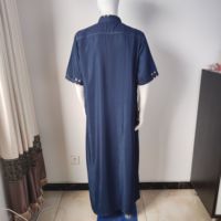 Dubai Splicing Color Qatar Style Thobe Vêtements islamiques pour hommes Thawb Jubbah
