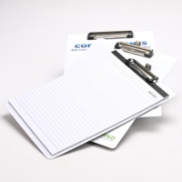 Portapapeles de Acrílico Personalizado de 2mm 3mm 4mm de Grosor, Transparente, con Logotipo Impreso en UV, para Oficina, Escuela, Negocios, Promoción, Tablero de Escritura, OEM