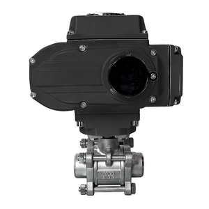 Válvulas de Bola de Acero Inoxidable de 3 Piezas y 2 Vías COVNA HK60-Q-3PS-H, Totalmente Soldadas, con Actuador Eléctrico, Válvula de Bola Motorizada - Product Image 1