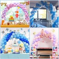 Usine ronde fibre table tige arc toile de fond support ballons support arc de mariage décoration Stable décoration cadre