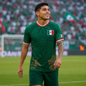 Maillot de football original de l'équipe nationale du Mexique 2026, version joueur et supporter, domicile et extérieur, pour hommes et femmes, en vente - Product Image 1