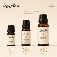 LuxeAura Natürliches Ätherisches Öl 10ML Aromatherapie Hautpflege Massage Entspannend Reiner Pflanzenextrakt Private Label Großhandel OEM