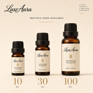 น้ำมันหอมระเหยธรรมชาติ LuxeAura 10 มล. สำหรับอโรมาเธอราพี บำรุงผิว นวดผ่อนคลาย สารสกัดจากพืชบริสุทธิ์ รับผลิตแบรนด์ส่วนตัว จำนวนมาก แบบ OEM - Product Image 2