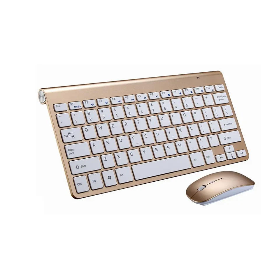 Mini teclado y ratón inalámbrico para ordenador portátil, 78 teclas, 2,4 GHz, para oficina, tableta, Windows, PC
