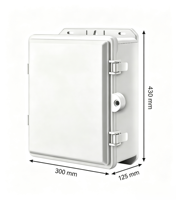 Caja de Plástico para Exteriores con Protección IP66, Caja de Conexiones Universal para Cámara de Seguridad, Conector de Cable de Alimentación