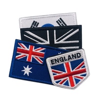 Fabrication de badges et écussons brodés personnalisés avec logo de drapeau pour vêtements