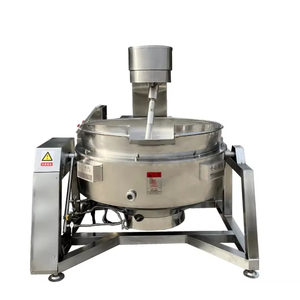 Nồi inox công nghiệp 100L 500L có vỏ bọc, dùng để nấu mứt, nước sốt, hấp và luộc súp, có động cơ - Product Image 3