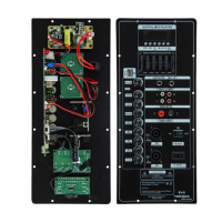 Module amplificateur audio numérique MP3 50W 12V FY-1504L avec 8 boutons et écran d'affichage pour enceinte DIY