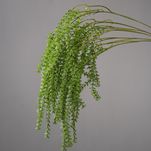 Lianes de lierre artificiel vert clair en soie, branche unique, pour décoration murale florale, thème forêt, matériau végétal - Product Image 3