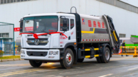 Camion compacteur de déchets Dongfeng D9 de 14 mètres cubes, Euro6, véhicule de collecte des déchets sanitaires, 4x2, manuel, diesel