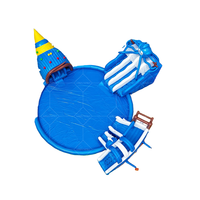 Château gonflable géant en PVC pour piscines Maison de rebond amusante avec ballon pour parc à thème Party & Game Center
