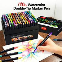 Guangna Wholesales Nouveaux marqueurs d'art professionnels à double embout et pinceau souple pour le dessin et l'esquisse