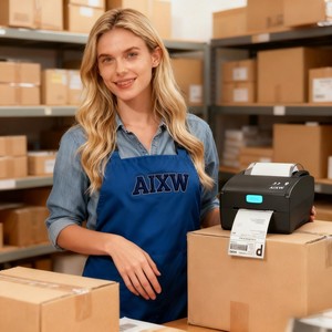 Impresora Térmica de Etiquetas de Código de Barras AIXW de 3 Pulgadas, Impresora de Recibos de Escritorio <span class=keywords><strong>para</strong></span> Pequeñas Empresas, Impresora Bluetooth de Etiquetas Adhesivas - Product Image 6
