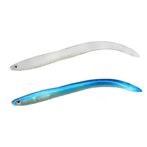 TAKEDO YJ09 Lee Lure Pvc Material 13.5cm 6.5g Soft Baits Fishing Lures Sea Bass Lure