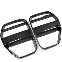 Grille d'admission d'air avant en fibre de carbone sèche de style V, tendance et de qualité supérieure, pour BMW G8X M3 M4 G80 G82 2021+