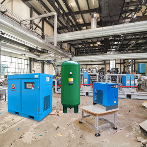 Giá Tốt Nhất Công Nghiệp Xách Tay Vít Máy Nén Khí 10HP 20HP 30HP 8Bar 10Bar 600L Xe Tăng Máy Sấy 1000L Compresor De Không Khí 380V Không Khí - Product Image 4