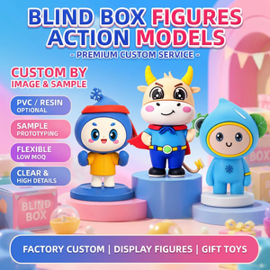 ฟิกเกอร์ PVC 3 มิติ กล่องสุ่ม ของเล่นลึกลับ ตุ๊กตาตั้งโต๊ะ ของตกแต่ง ของเล่นไวนิลอาร์ต ของสะสม กล่องสุ่ม PVC แบบกำหนดเอง ผลิตในจีน - Product Image 2