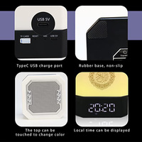 Haut-parleur cube Coran QB303, lampe de nuit à sept couleurs, haut-parleur intelligent avec commande par application, lecteur Coran