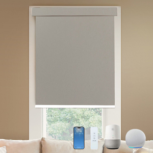 ม่านม้วนไฟฟ้าแบบทึบแสง รุ่นใหม่ มอเตอร์ในตัว ปรับอัตโนมัติ - Product Image 4