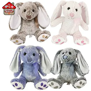 Easter Animal Rabbit Stuffed Plush Long Ear Custom Cute Soft Stuffed Fluffy Rabbit Bunny Plush Toys