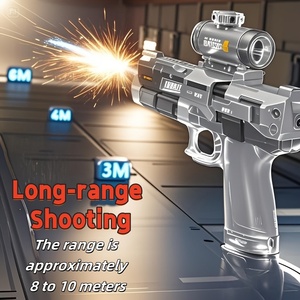 2025 mới 2pcs điện khép kín ánh sáng súng nước liên tục lửa ánh sáng Băng Chuột exploder ngoài trời chơi mùa hè đồ chơi - Product Image 3