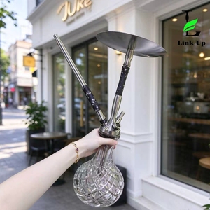 Nouvel ensemble de chicha russe en acier inoxydable Union Fibonacci pour usage intérieur, idéal pour les salons de chicha, clubs, fêtes et la fumée. - Product Image 1