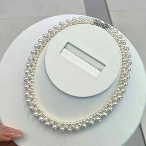 Collier pendentif rond polyvalent en perle d'Akoya plaqué or 18 carats de style japonais, 8-9 mm, inspiré de l'eau de mer, style luxueux - Product Image 2