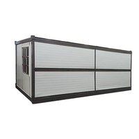 Maison conteneur pliable de 40 pieds - Bâtiment de bureau préfabriqué portable, école, centre commercial, design moderne, installation rapide, ISO9001