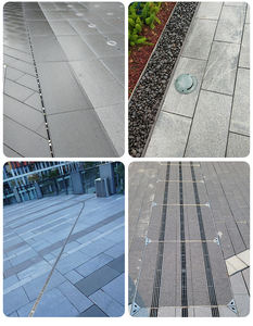 SMC樹脂排水チャネルステンレス鋼排水カバー市プロジェクト公共事業用工場価格 - Product Image 6