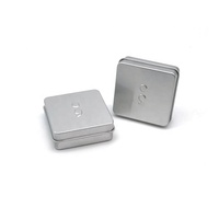 Boîte d'emballage de savon en métal personnalisée Boîte de récipient en étain Boîte carrée en aluminium pour savon de voyage