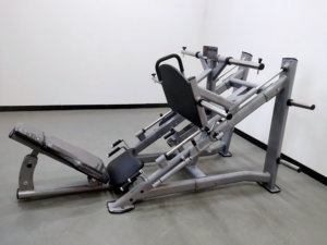 Máquina de musculación de acero duradero, <span class=keywords><strong>prensa</strong></span> de piernas lineal de 45 <span class=keywords><strong>grados</strong></span> para gimnasio - Product Image 5