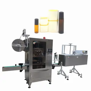 High Speed Automatic Shrink Sleeve Wrapping Labeling Machine For All Types Of Bottles