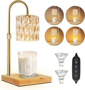 Vente en gros usine : Lampe chauffe-bougie 2026 à succès avec deux ampoules, logo personnalisé, taille et matériau sur mesure, certification <span class=keywords><strong>UL</strong></span> et ETL - Product Image 3