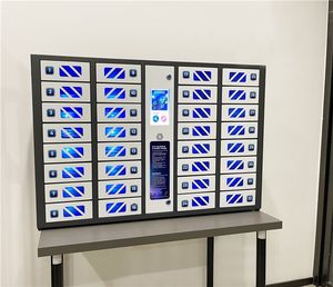 محطة شحن الهواتف الذكية Y2Power الجديدة بشاشة لمس 32 بابًا طراز <span class=keywords><strong>PL</strong></span>-GA32-Y2 معتمدة من GIA - Product Image 3