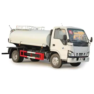 Watering Car Isuzu Water Spraying Truck 4x2 Carbon Steel Install Water Pump 5 Cubic Meter