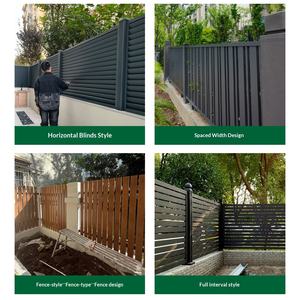 Rampe de clôture en alliage d'aluminium pour <span class=keywords><strong>maison</strong></span> auto-construite, villa, cour, jardin et barrière d'art extérieure - Product Image 3