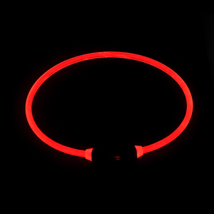 USB có thể sạc lại dẫn con chó cổ áo phản quang động vật rắn TPU Glow tiêu chuẩn an toàn vật nuôi Dây Xích <span class=keywords><strong>Light</strong></span>-Up Chó Phụ kiện đi bộ - Product Image 2