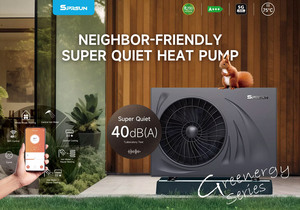 Bomba de Calor de Aire con Carcasa Negra Delgada, Alto Rendimiento Energético, Sistema de Calefacción Radiante para Interiores - Product Image 4
