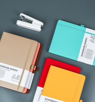 Agenda quotidien avec impression personnalisée agenda en cuir non daté pour étudiants fournitures d'école de commerce objectif A5 carnet de notes planificateur cadeau 100 feuilles